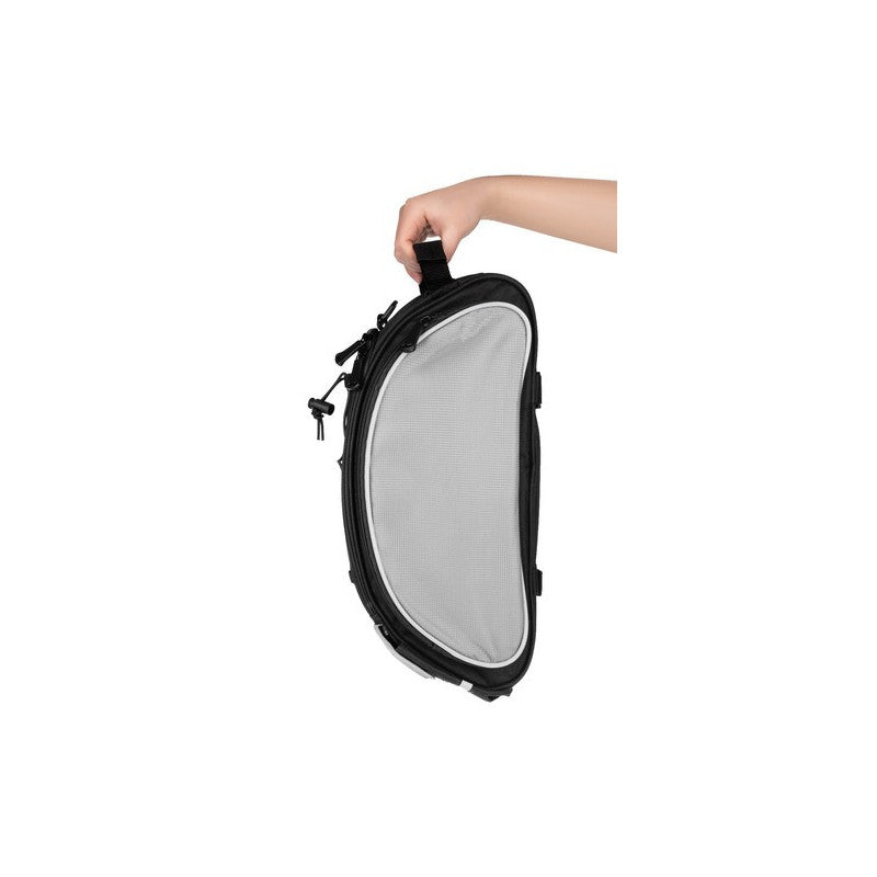 Kerékpártáska SR14096 - prakktikus tároló kerékpározáshoz, vízálló anyagból, sok zsebbel, könnyű és strapabíró.