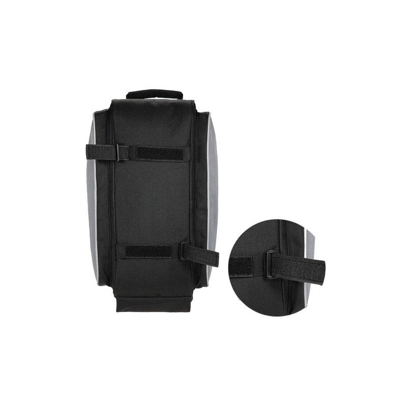 Kerékpártáska SR14096 - prakktikus tároló kerékpározáshoz, vízálló anyagból, sok zsebbel, könnyű és strapabíró.