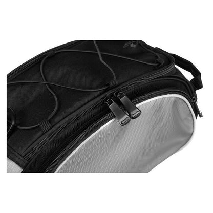 Kerékpártáska SR14096 - prakktikus tároló kerékpározáshoz, vízálló anyagból, sok zsebbel, könnyű és strapabíró.