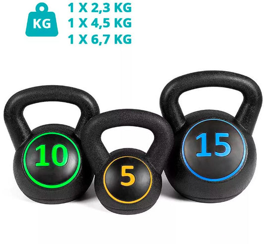 Kettlebell szett, 3 db-os