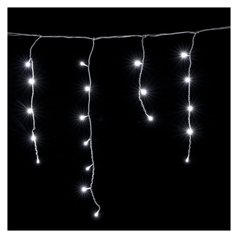 Kültéri dekorációs karácsonyi fényfüzér 500db LED 19m-es függöny - karácsonyi dekoráció, kültéri fények