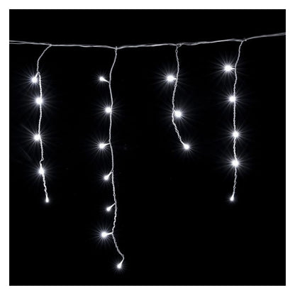 Kültéri dekorációs karácsonyi fényfüzér 500db LED 19m-es függöny - karácsonyi dekoráció, kültéri fények
