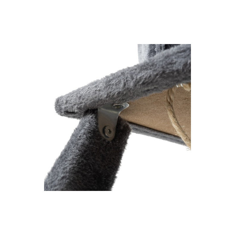Macskafa 141cm szürke Purlov 21713