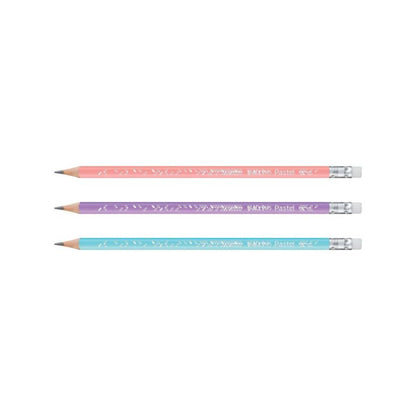 Maped: Black Peps Pastel háromszög alakú grafitceruza készlet - 12 darab