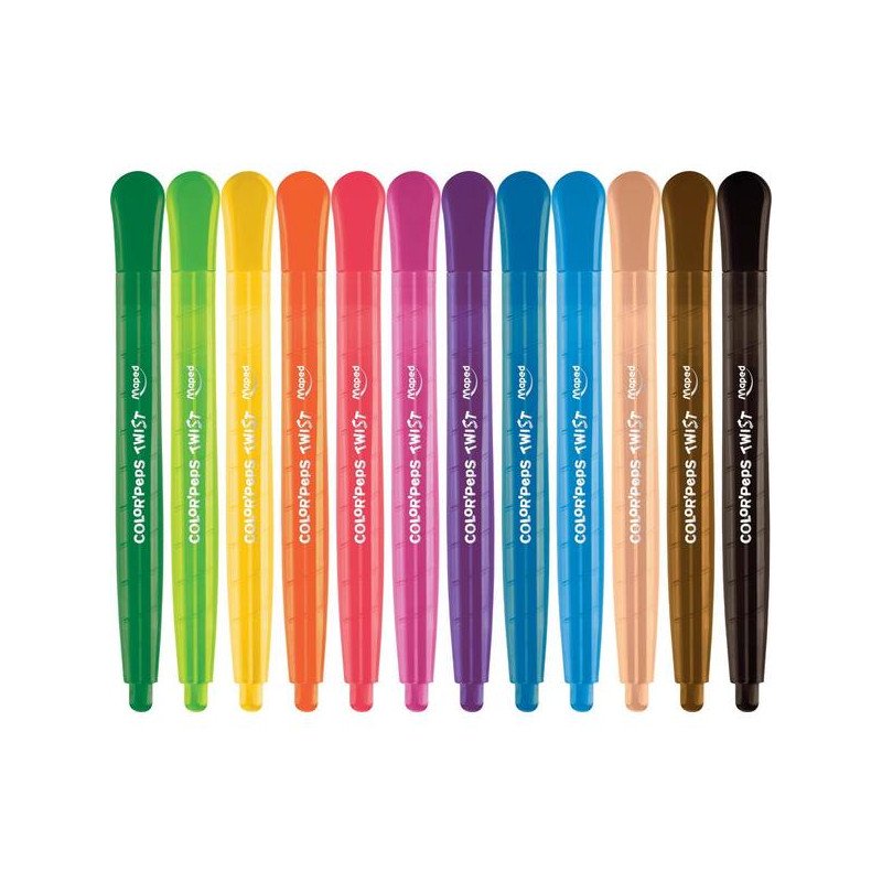 Maped: Color Peps Twist zsírkréta készlet - 12 darab