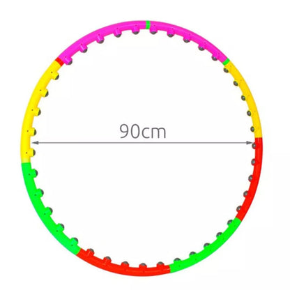 Masszírozó hulahopp karika - 90 cm