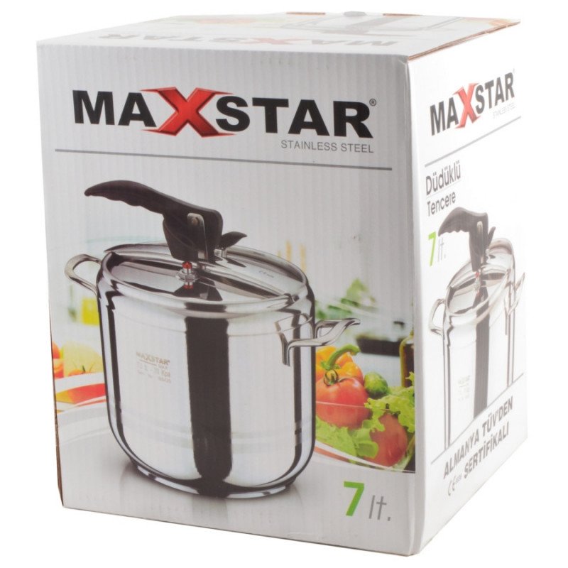 Maxstar Gyorsfőző Kukta magas 7 literes