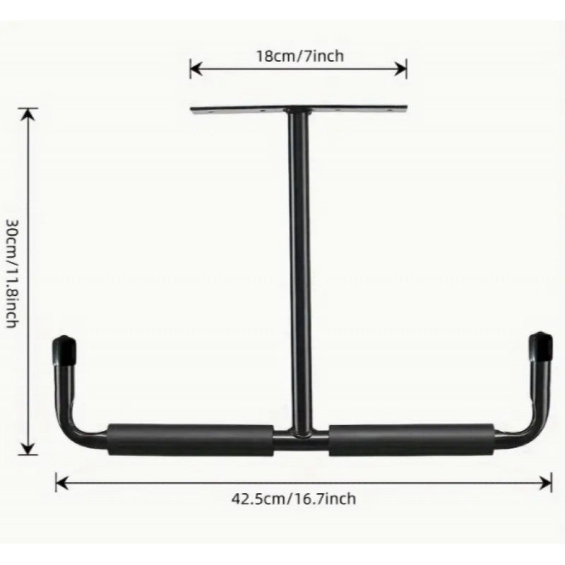 Mennyezetre szerelhető tároló kampó