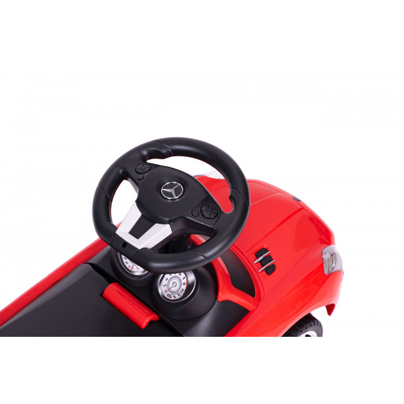 Mercedes SLS tologató autó, gyerekjármű, tolható autó, játékautó, gyerek Mercedes, tologatható jármű, gyermekautó.