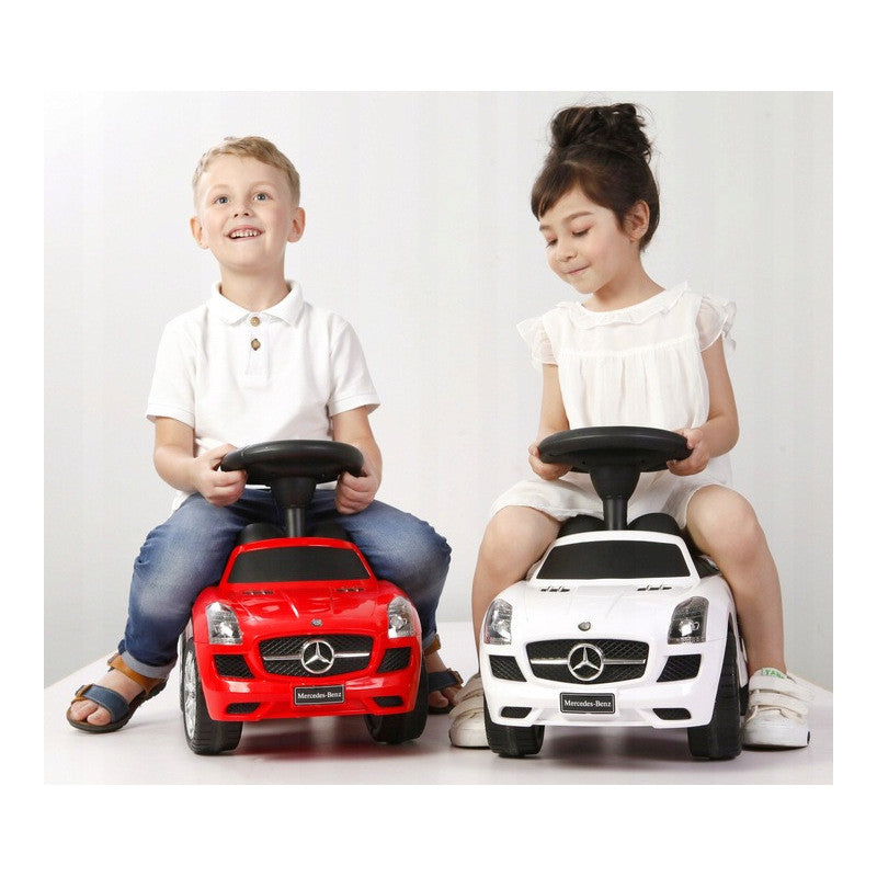 Mercedes SLS tologató autó, gyerekjármű, tolható autó, játékautó, gyerek Mercedes, tologatható jármű, gyermekautó.