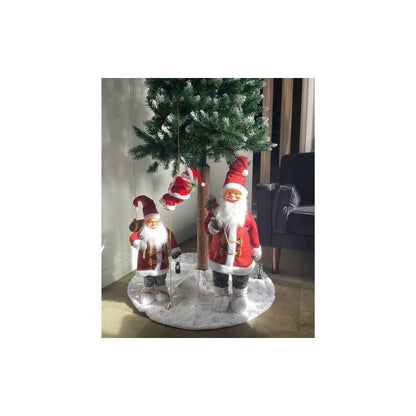 Mikulás - Karácsonyi díszfigura 60cm Ruhhy 22354