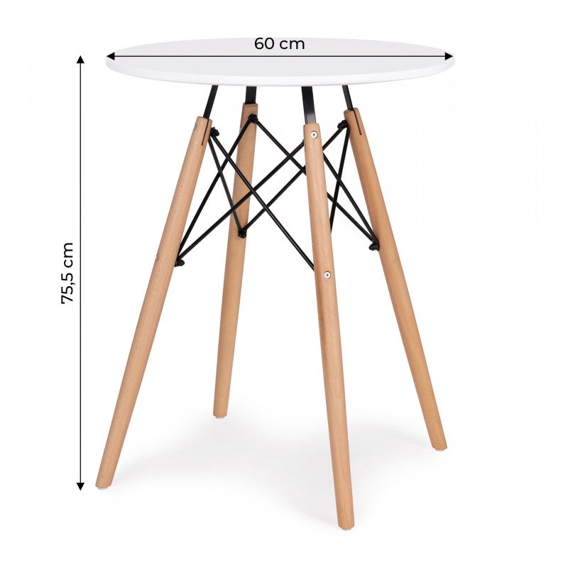 Modern étkezőasztal 60cm - konyha, nappali, étkező - design asztal
