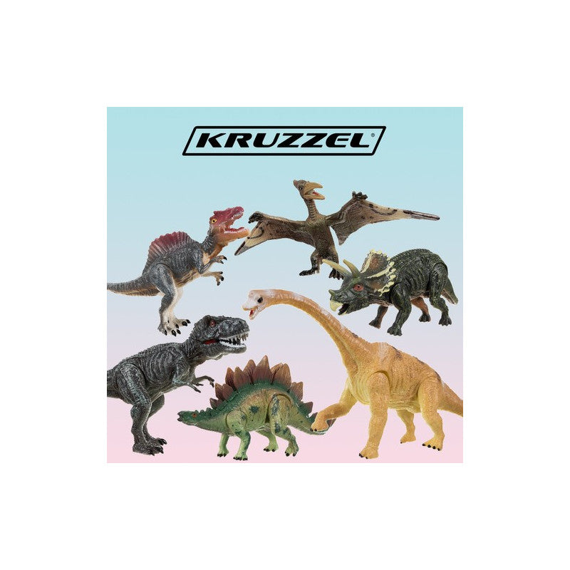 Mozgatható dinoszaurusz figurák, 6 db-os készlet 22398