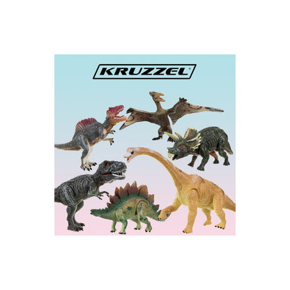 Mozgatható dinoszaurusz figurák, 6 db-os készlet 22398
