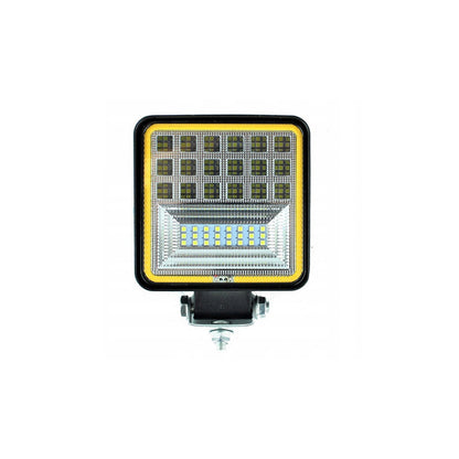 Led munkalámpa 42 LED-del és halogén izzóval 126W 12V-24V Cree technológiával