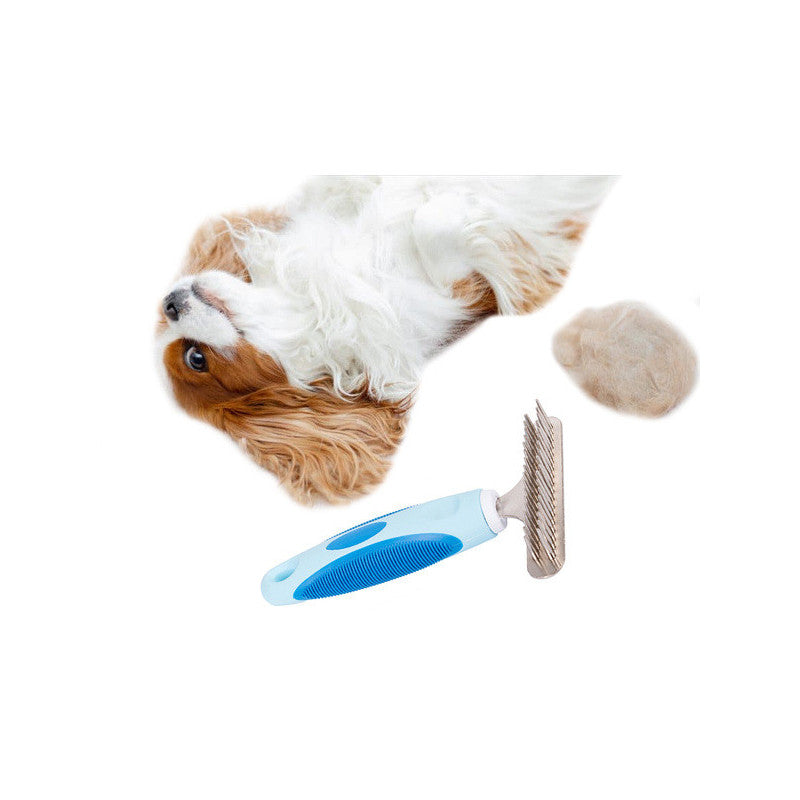 Nagy kutya- és macskaszőr vágószőrkefe - trimmer comb brush