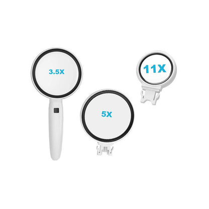 Nagyító lencse 2x-es LED világítással