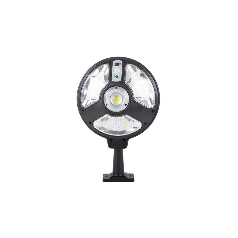 Napenergiával működő lámpa 150 LED-del és alkonyat érzékelővel