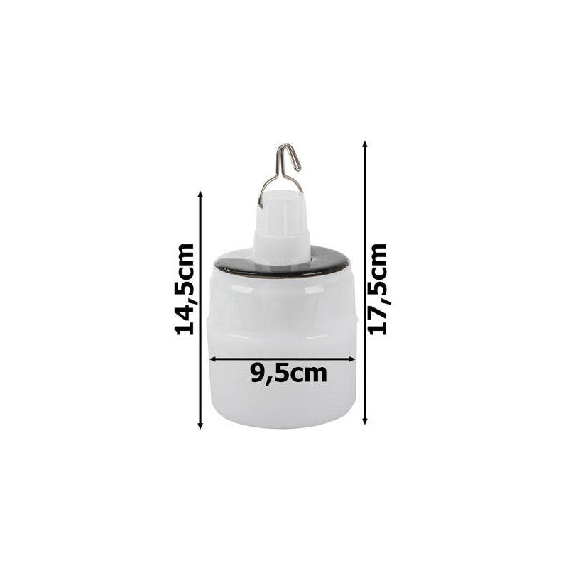 Napelemes túrázó sátor lámpa USB LED-del