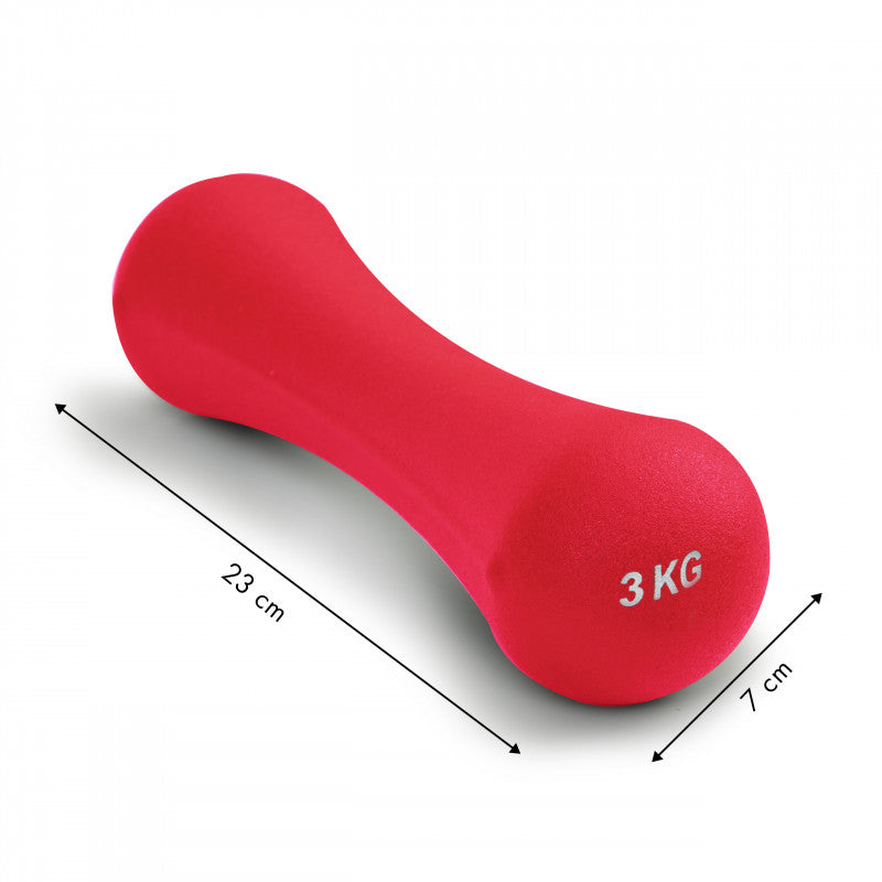 Neoprén súlyzó fitness szett 2x3 kg