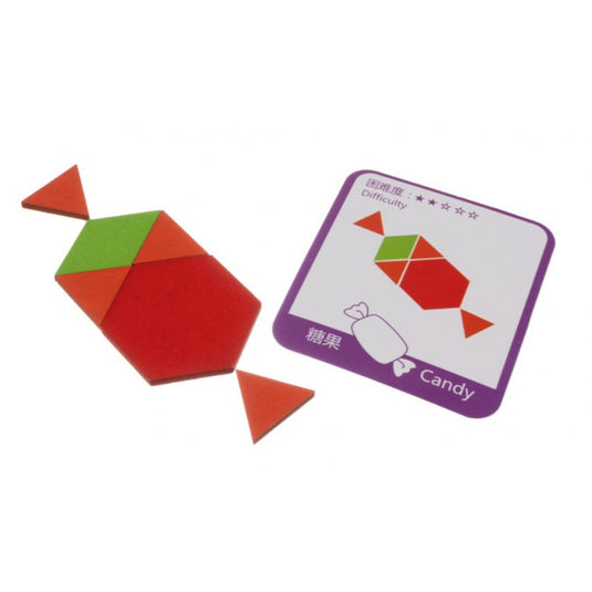 Oktatási puzzle - geometriai figurák