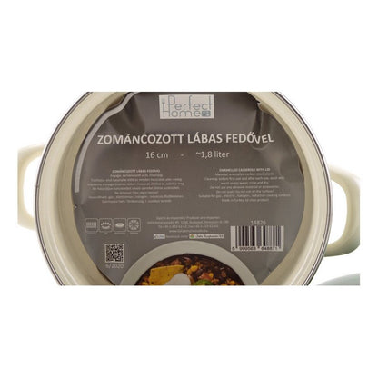 Oliva Zománcozott lábas 16 cm+fedő