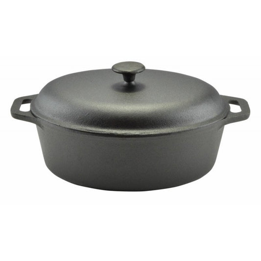 Öntöttvas kacsasütő 36 cm (kezelt)