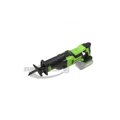 Orrfűrész akkumulátoros Greenworks GD24RS 24v, vmélység fa: 210mm, fém: 20mm, akku-töltő nélkül