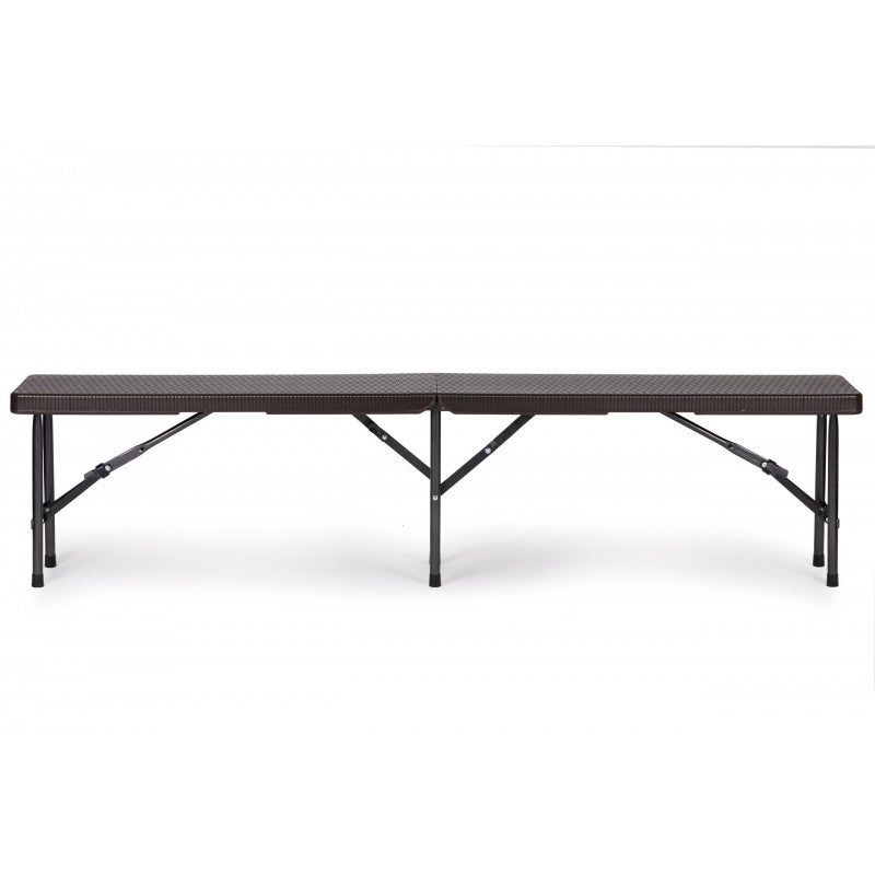 Rattan Bankett Asztal 180cm + 2 Pad Magyarországon - Kerti, Terasz, Piknik, Kültéri, Rattan Bútor, Bankett Asztal Set