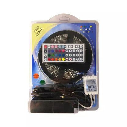 RGB színes LED szalag szett - 5 m - 60 LED / m - IP65