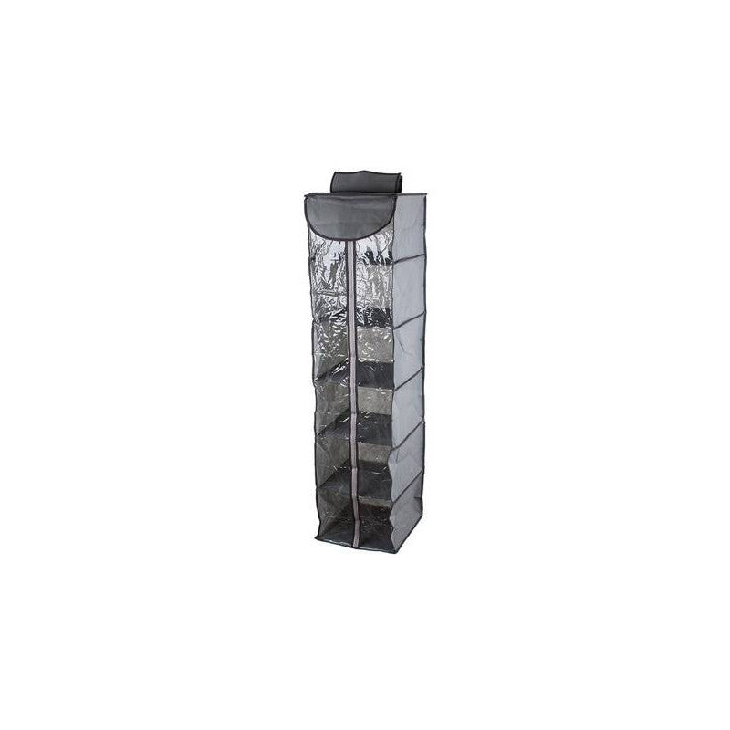 Ruhatárszervező függő polccal, 6 polccal 120cm