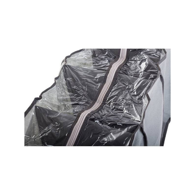 Ruhatárszervező függő polccal, 6 polccal 120cm