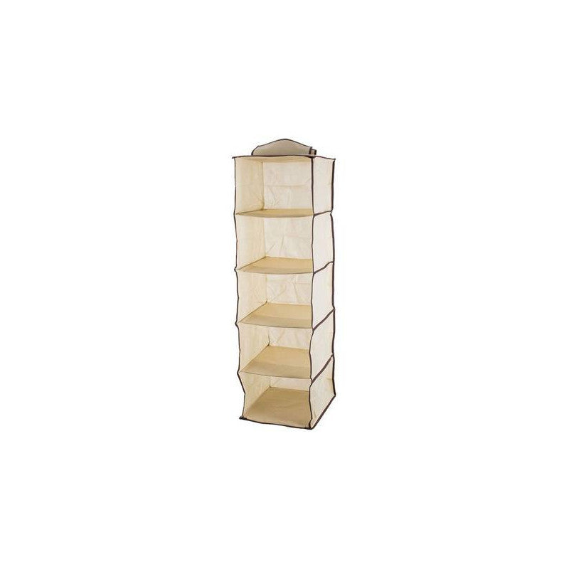 Ruhatárszervező függő polcos 5 polccal 100cm
