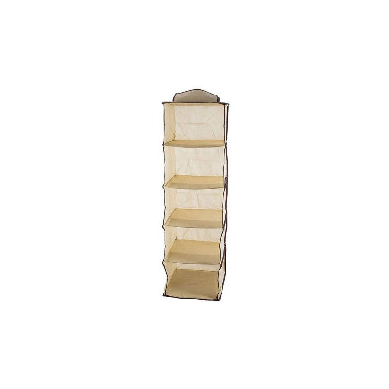 Ruhatárszervező függő polcos 5 polccal 100cm