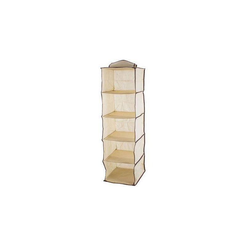 Ruhatárszervező függő polcos 5 polccal 100cm