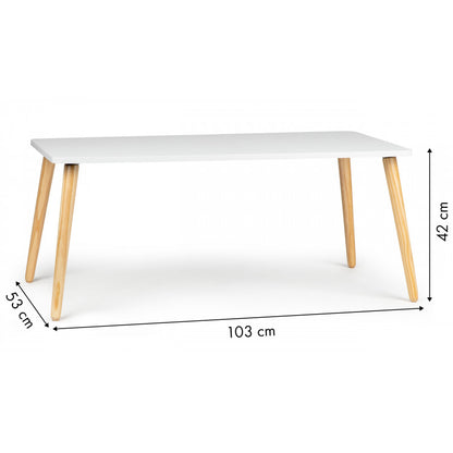 Stílusos skandináv kávézó asztal, 100 cm