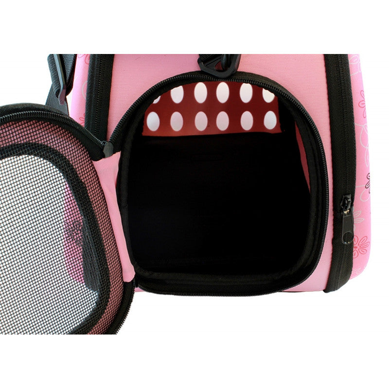 Szállítótáska kutyáknak, macskáknak (Pink)