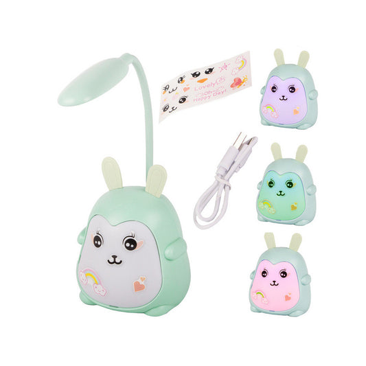 Színes LED USB asztali lámpa gyerekeknek éjjeli fény - gyerekszoba dekoráció - olvasólámpa