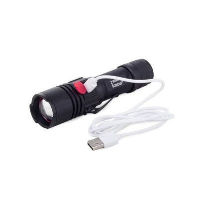 Taktikai Bailong Cree LED XM-L3-U3 USB zseblámpa