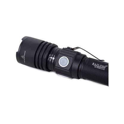 Taktikai Bailong Cree LED XM-L3-U3 USB zseblámpa