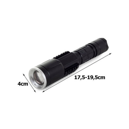 Taktikai Bailong USB LED lámpa Cree XM-L3-U3 LED-del