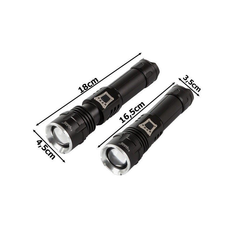 Taktikai katonai Bailong vezetett Cree XHP160 zseblámpa