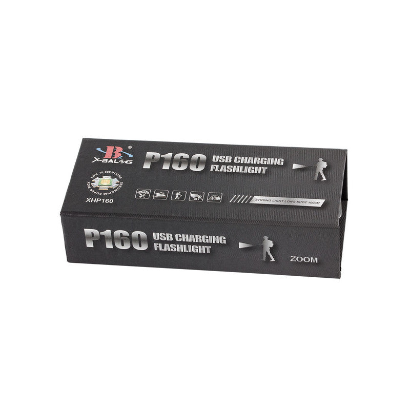 Taktikai katonai Bailong vezetett Cree XHP160 zseblámpa