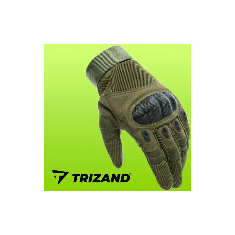 Taktikai kesztyű - L-khaki Trizand 21771 - terepszín - outdoor - vadász - airsoft - kézvédő - munkavédelem