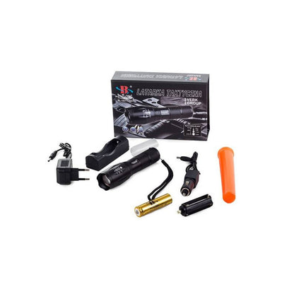 Taktikai LED zseblámpa Cree Zoom XM-L3-U3 LED-del