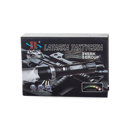 Taktikai LED zseblámpa zoom xml t6 elemmel