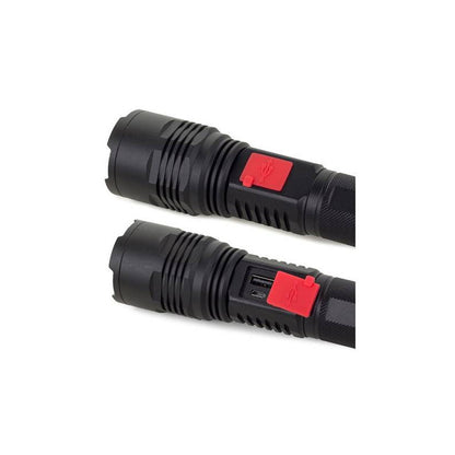 Taktikai zseblámpa Bailong Cree LED-del és USB töltéssel