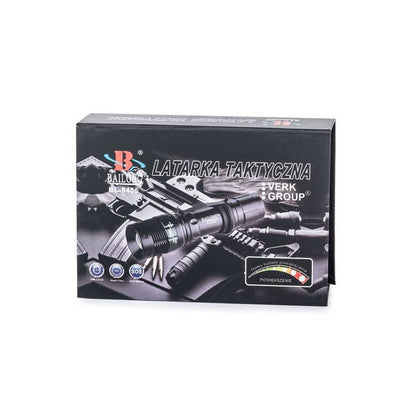 Taktikai zseblámpa zoom Cree LED-del - Bailong XML-T6