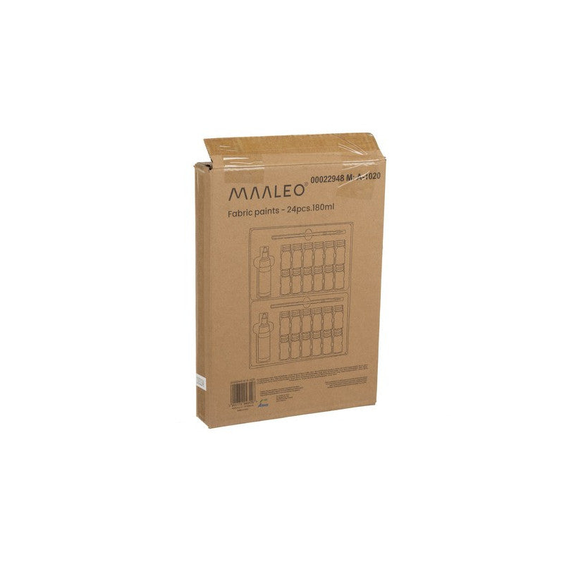 Textilfestékek - 24 db 180ml Maaleo 22948