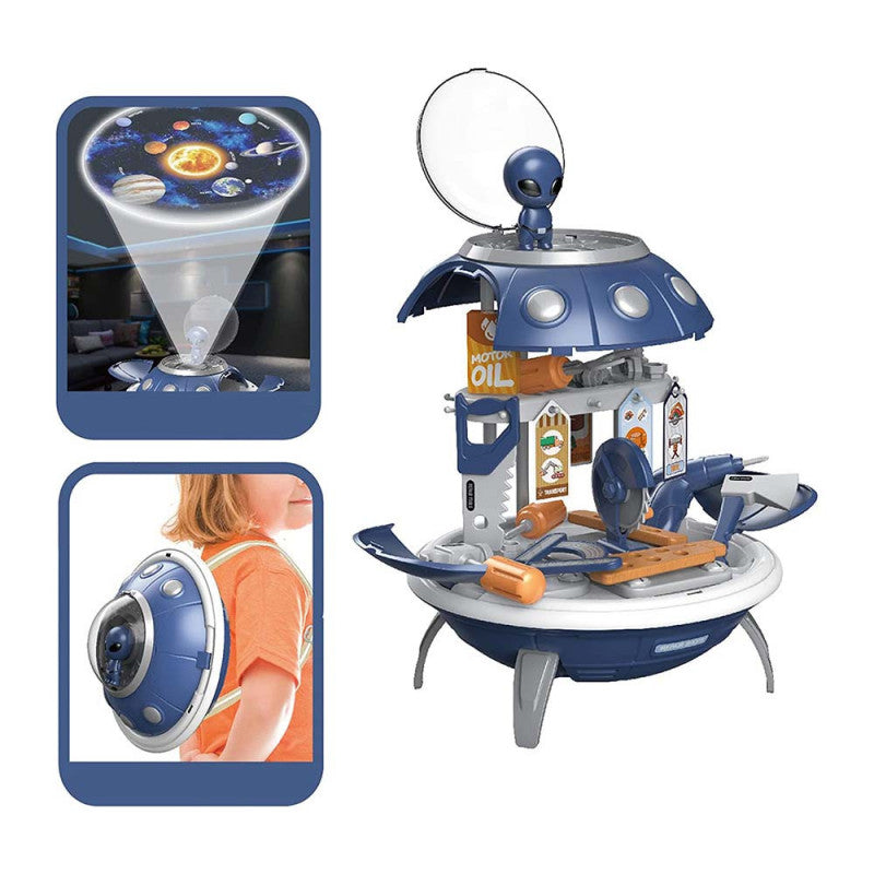 UFO játék szerszámkészlet és projektor, 52 részes